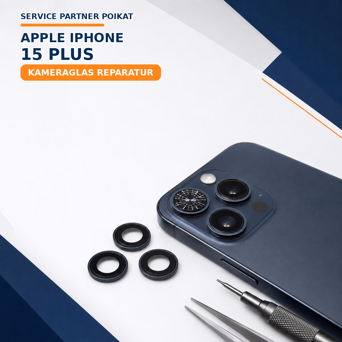 iPhone 15 Plus Kameraglas Reparatur