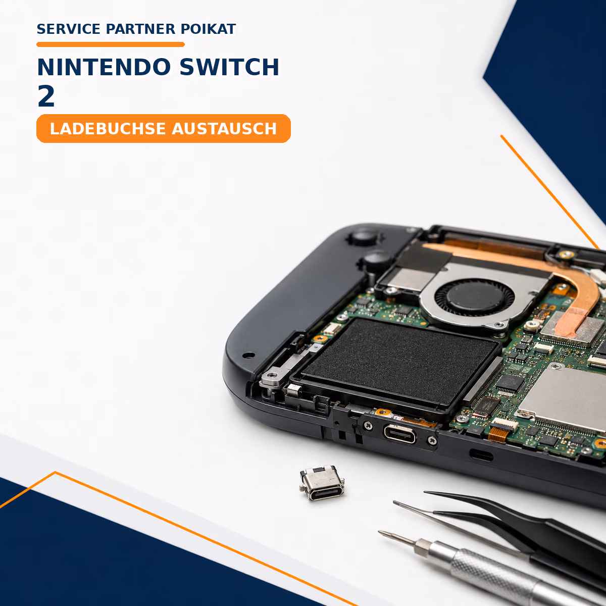 Nintendo Switch 2 Ladebuchse Austausch