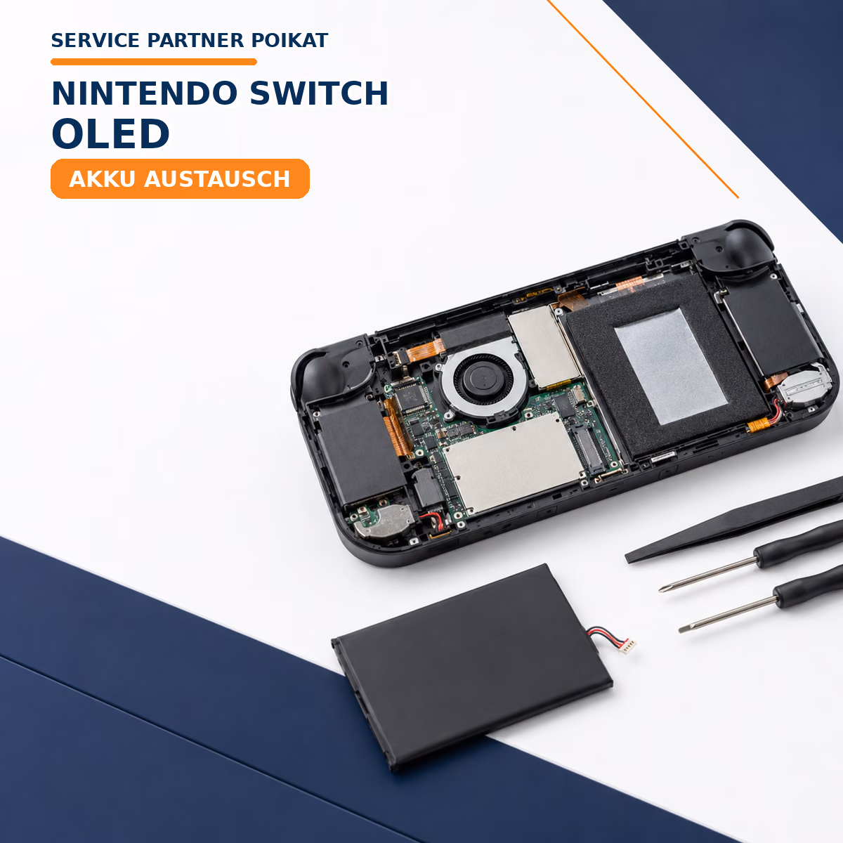 Nintendo Switch OLED Akku Austausch