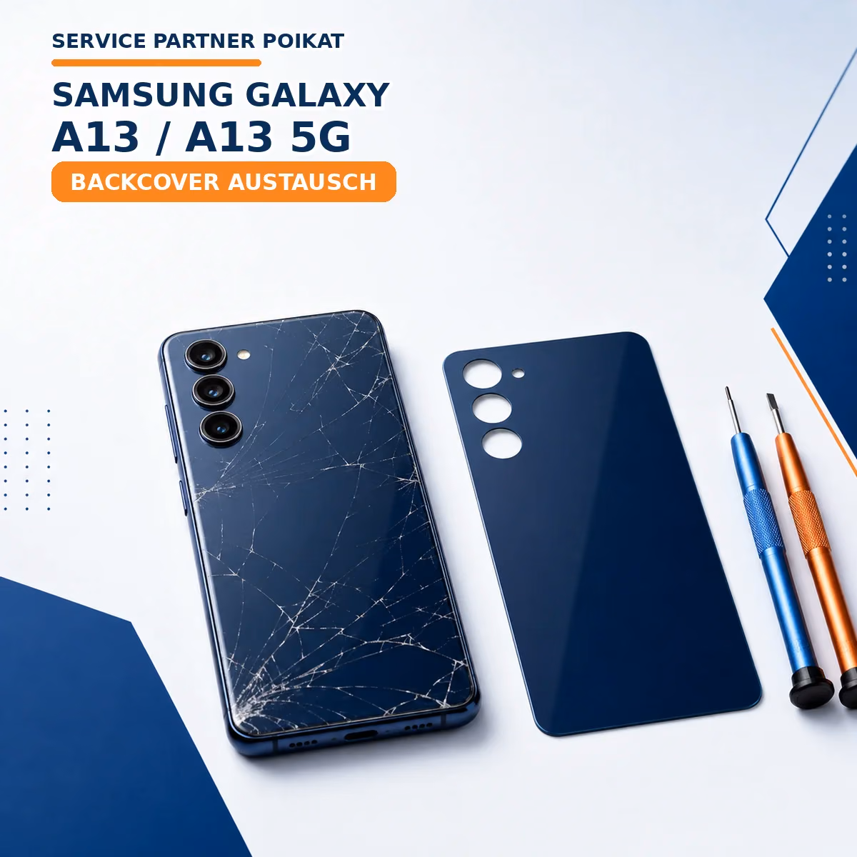 Samsung Galaxy A13 / A13 5G Backcover Austausch