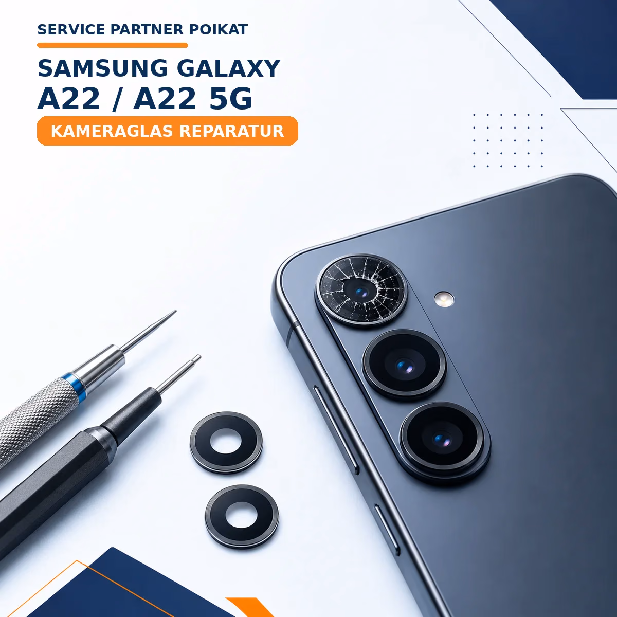 Samsung Galaxy A22 / A22 5G Kameraglas Reparatur