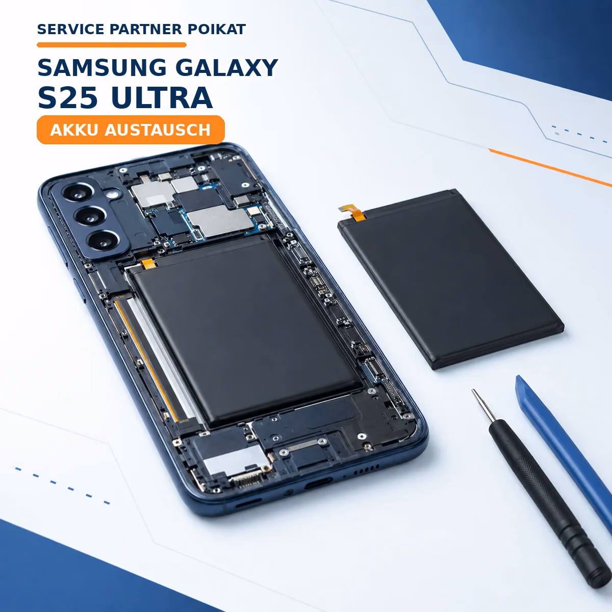 Samsung Galaxy S25 Ultra Akku Austausch