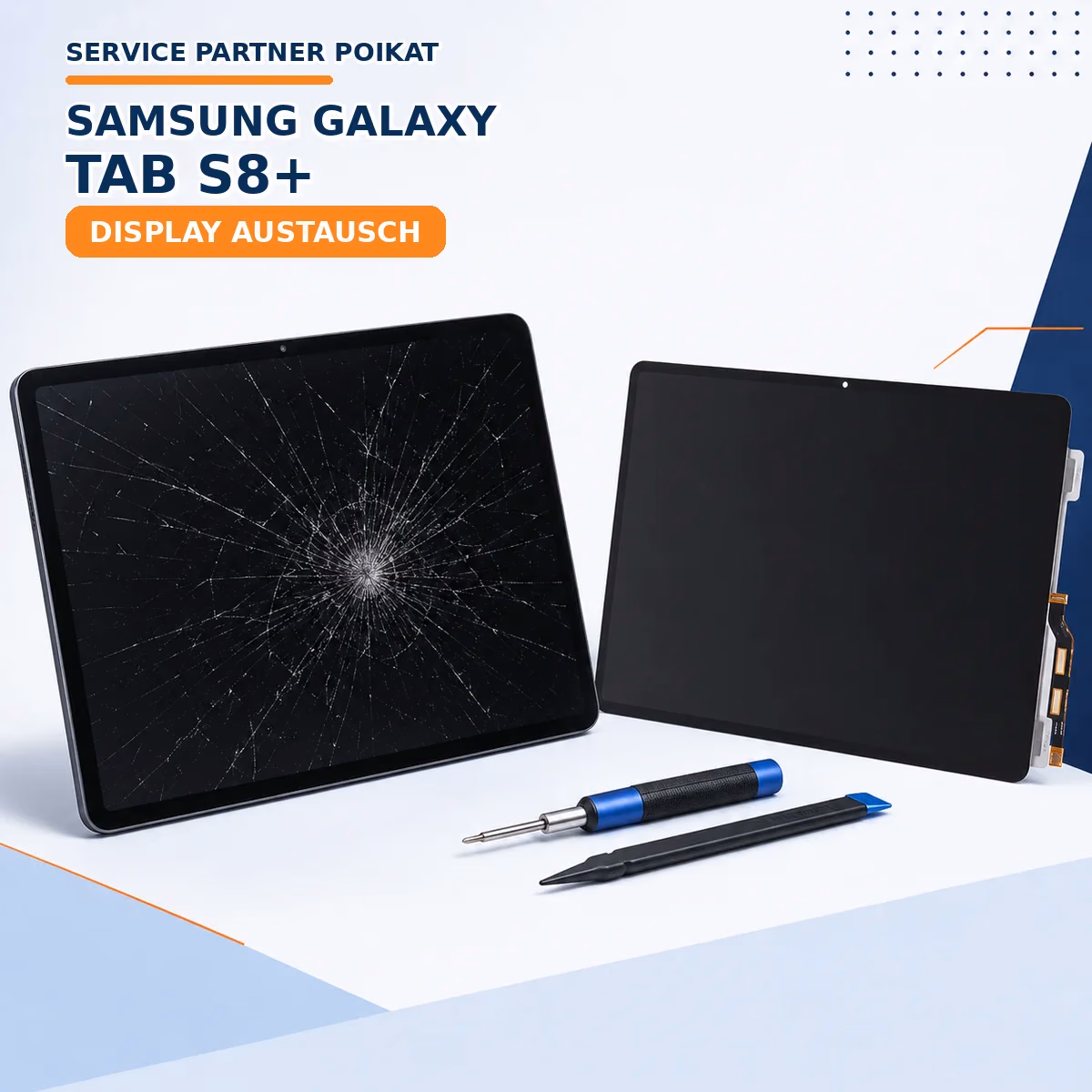 Samsung Galaxy Tab S8+ Display Austausch