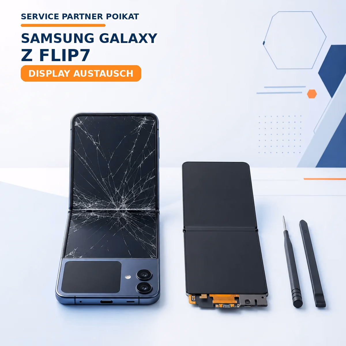 Samsung Galaxy Z Flip7 Display Austausch