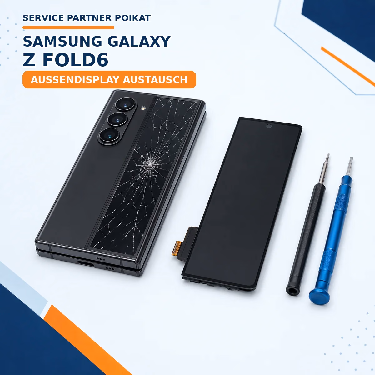 Samsung Galaxy Z Fold6 Außendisplay Austausch