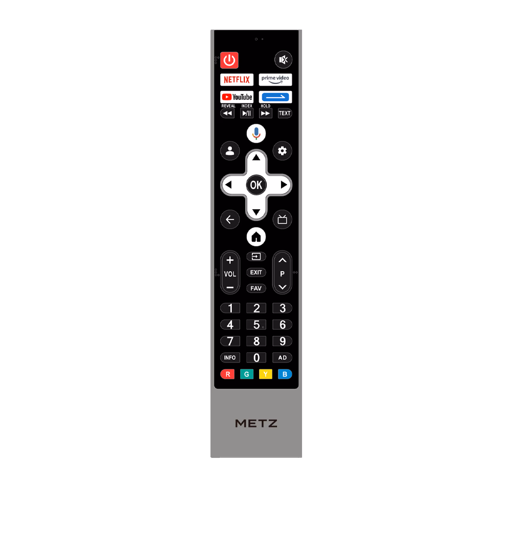 METZ blue 43MUD8001Y – Fernbedienung