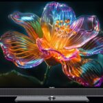 Frontansicht mit Farbmotiv des TechniSat TECHNIVISTA 55 UHD CL